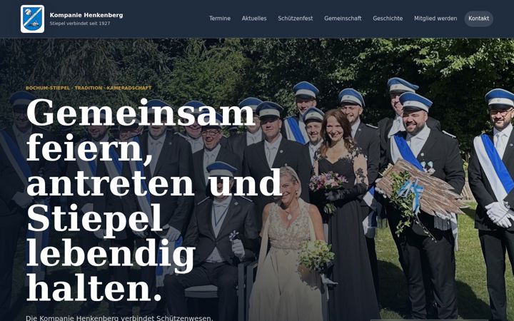 Screenshot ta' kompanie-henkenberg.de