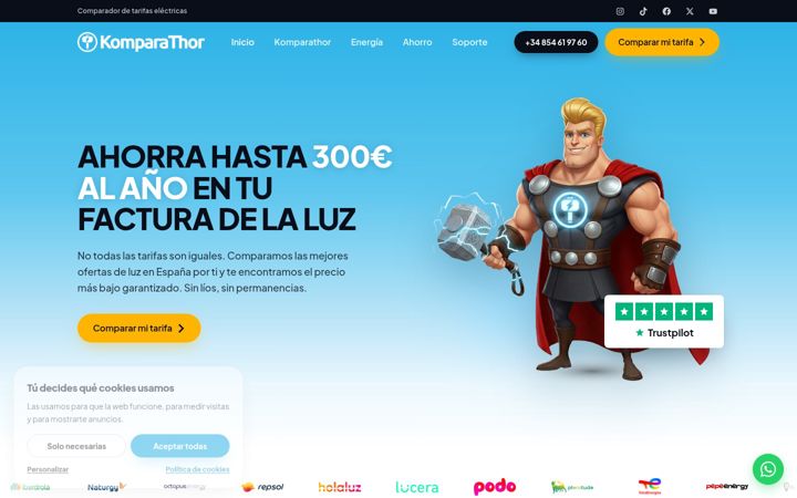 Screenshot of komparathor.com