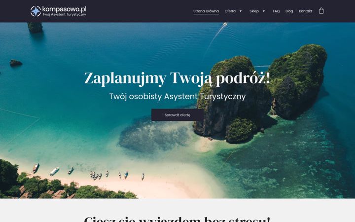 Screenshot of kompasowo.pl