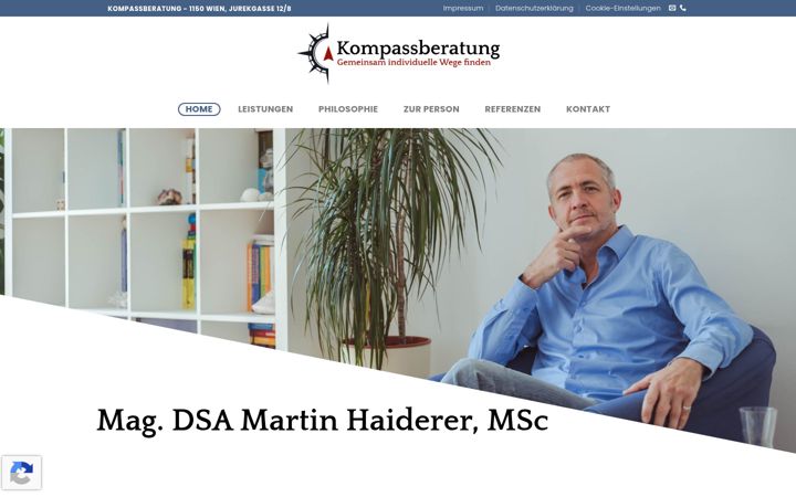 Screenshot of kompassberatung.at