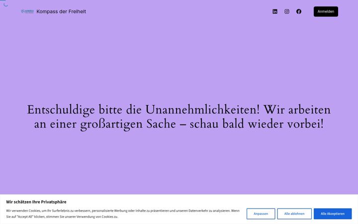 Screenshot of kompassderfreiheit.com