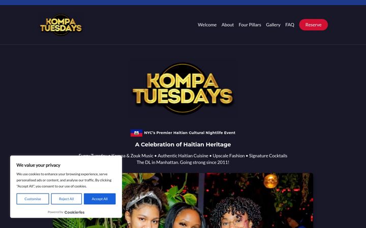 Screenshot of kompatuesdays.com