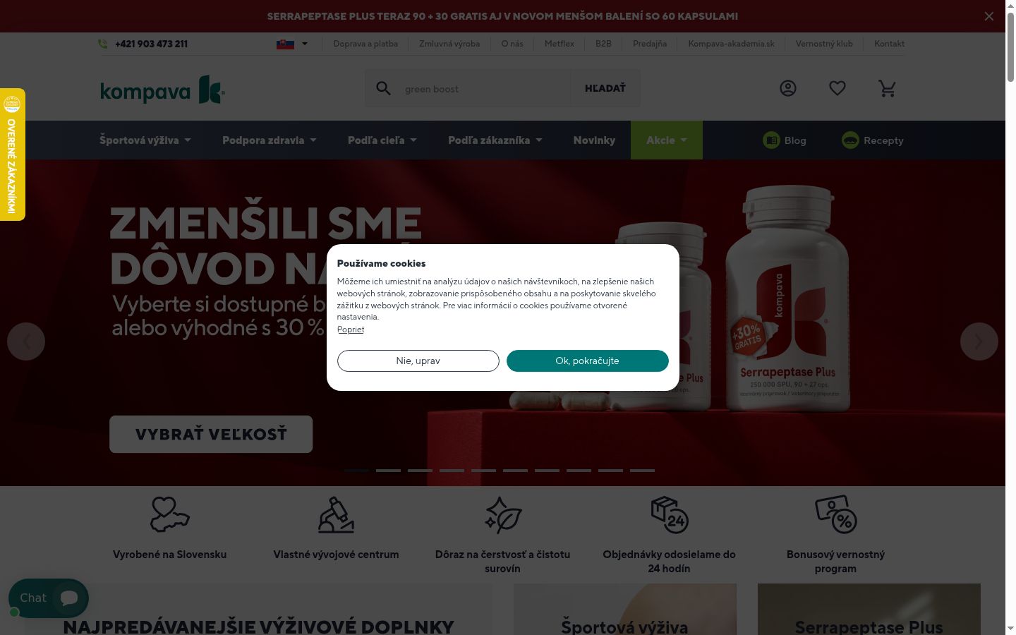 Képernyőkép a bármilyen interakció előtt megjelenő hozzájárulási bannerről