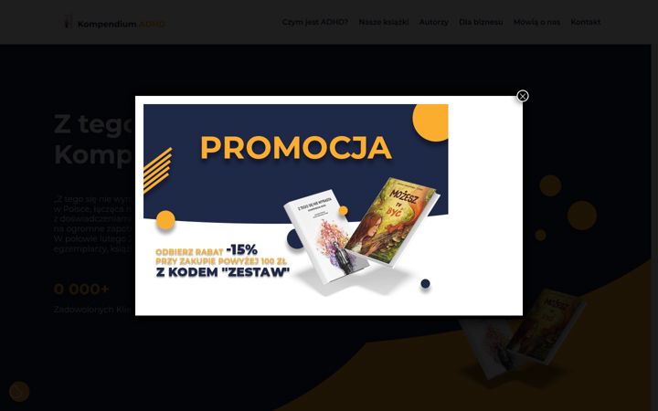 Screenshot of kompendiumadhd.pl