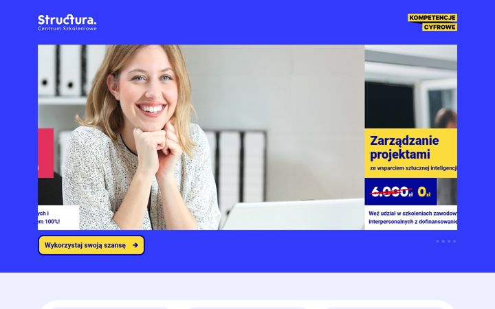 Screenshot of kompetencjecyfrowe.eu