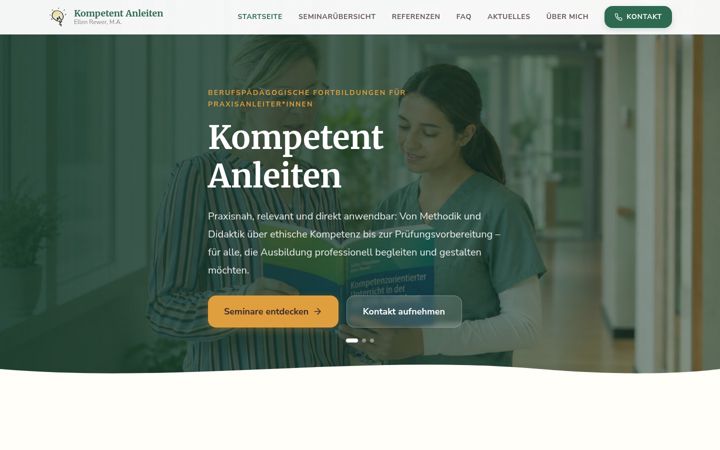 Screenshot of kompetent-anleiten.de