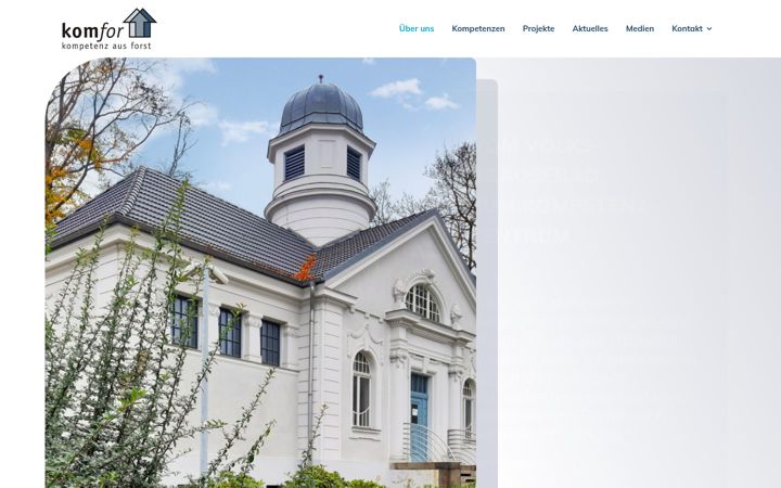 Screenshot of kompetenz-forst.de