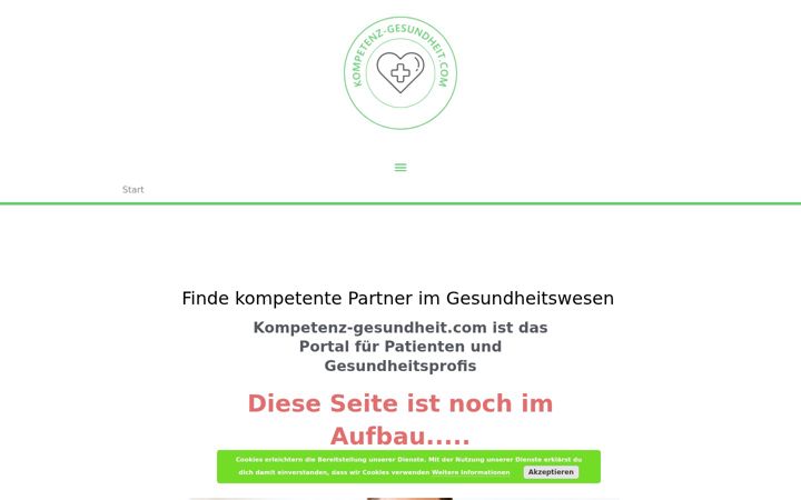 Screenshot of kompetenz-gesundheit.com