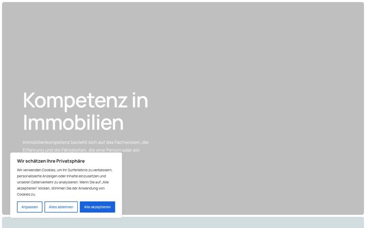 Screenshot of kompetenz-in-immobilien.de
