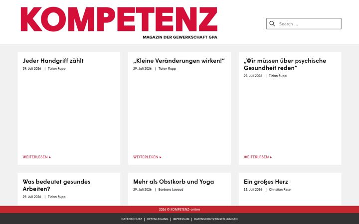 Screenshot of kompetenz-online.at