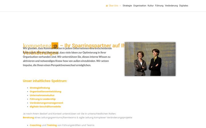 Screenshot of kompetenz-p.de