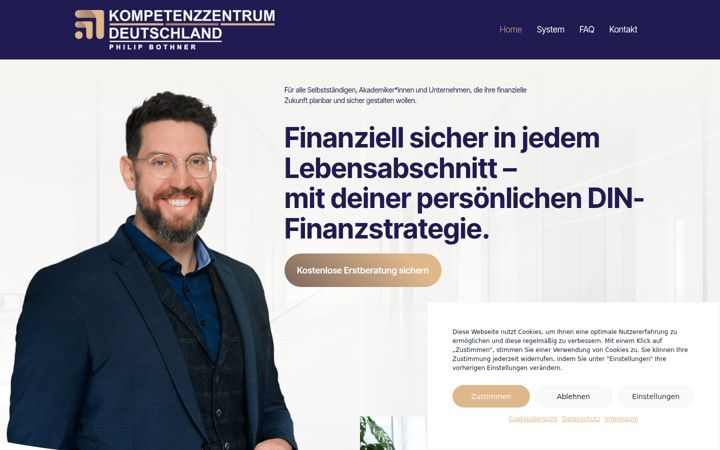 Screenshot of kompetenzzentrum-deutschland.info