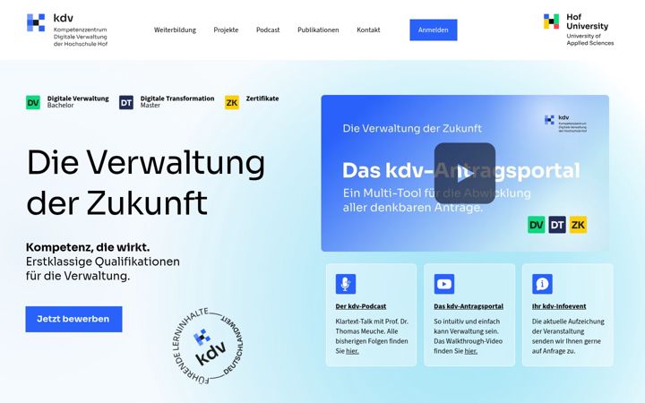 Screenshot of kompetenzzentrum-digitale-verwaltung.de