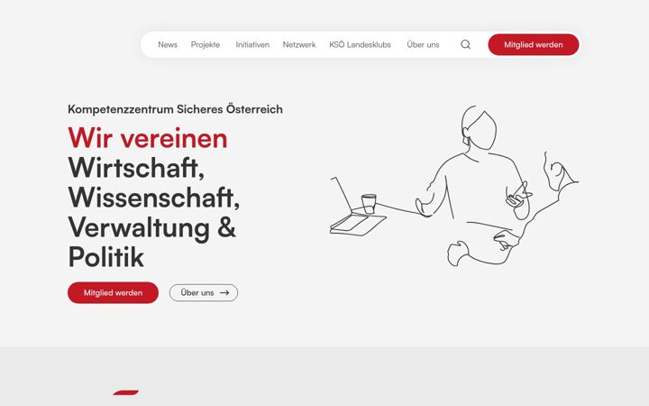 Screenshot of kompetenzzentrum-sicheres-oesterreich.at
