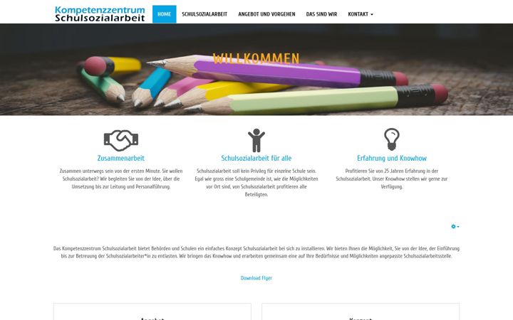 Screenshot of kompetenzzentrum-ssa.ch