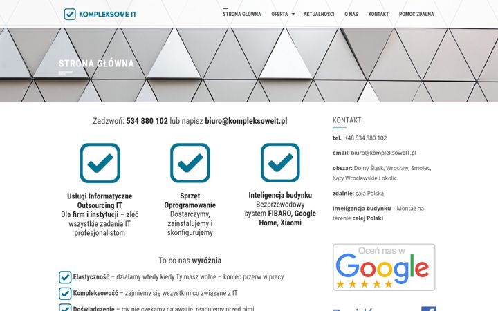 Screenshot of kompleksoweit.pl