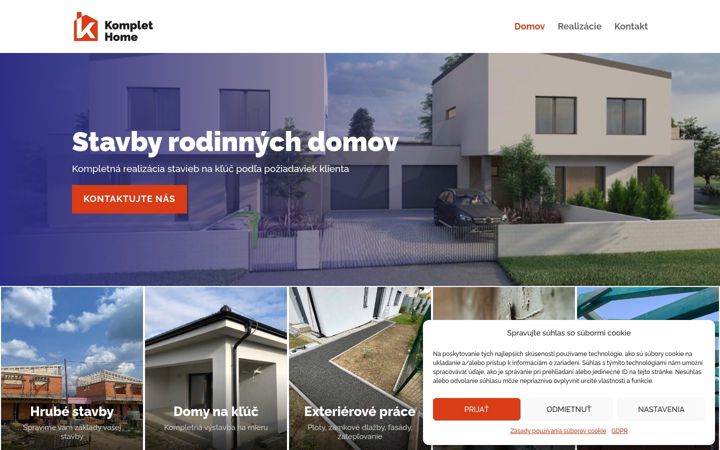 Screenshot of komplethome.sk