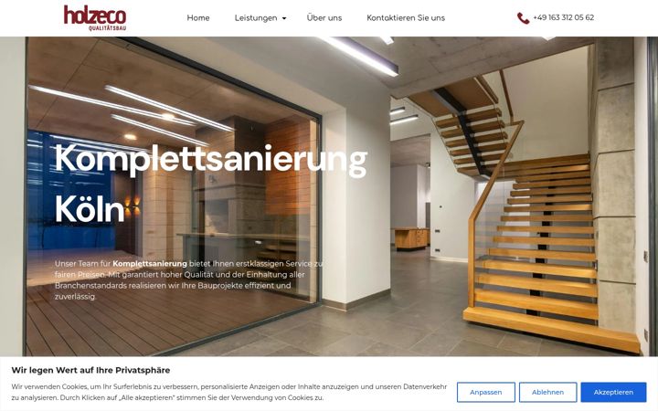 Screenshot of komplettsanierung-hausbau.de
