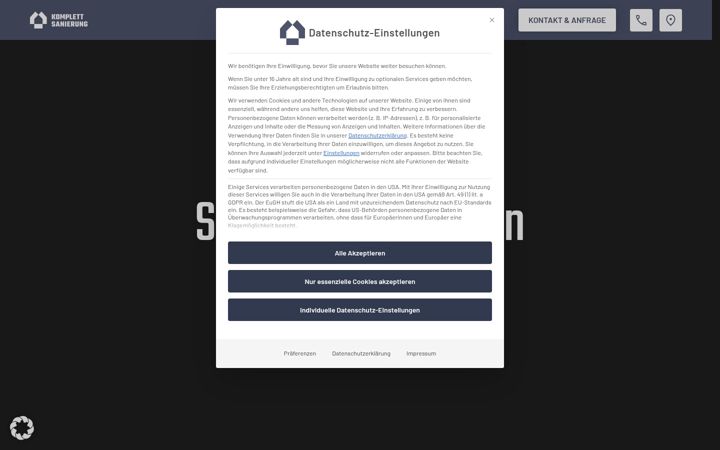 Screenshot of komplettsanierung24.de