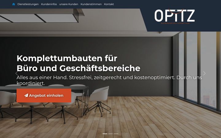 Screenshot of komplettumbauten.de