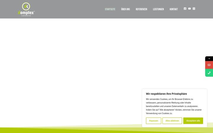 Screenshot of komplex-filmproduktion.com