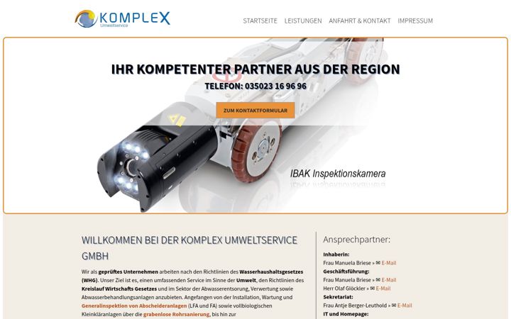 Screenshot of komplex-gruppe.de