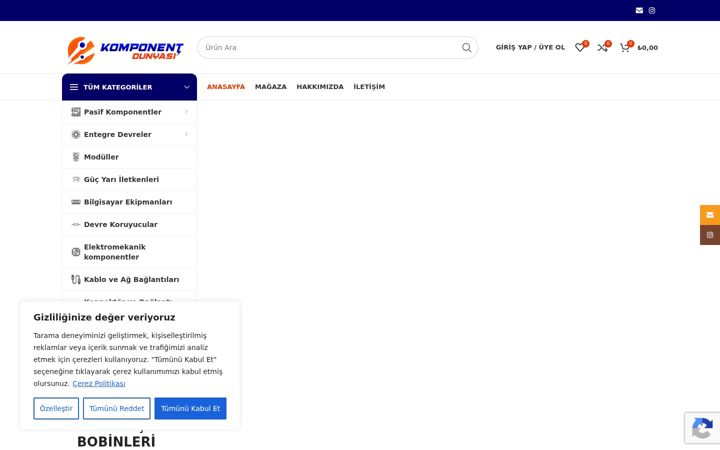 Screenshot of komponentdunyasi.com
