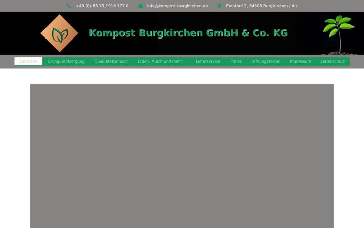 Screenshot of kompost-burgkirchen.de