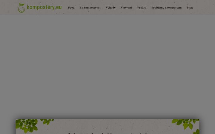 Screenshot of kompostery.eu