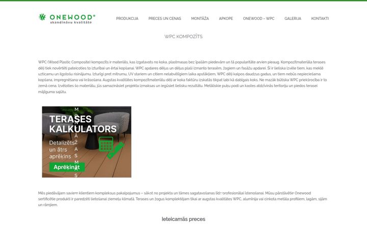 Screenshot of kompozits.eu