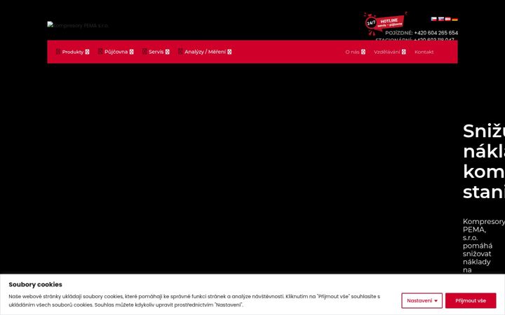 Screenshot of kompresorypema.cz