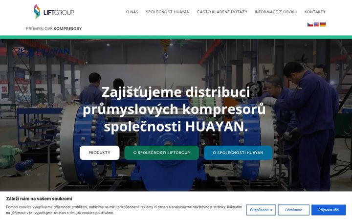 Screenshot of kompress.cz
