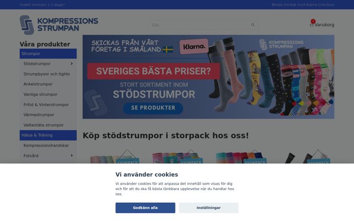 Screenshot of kompressionsstrumpan.se