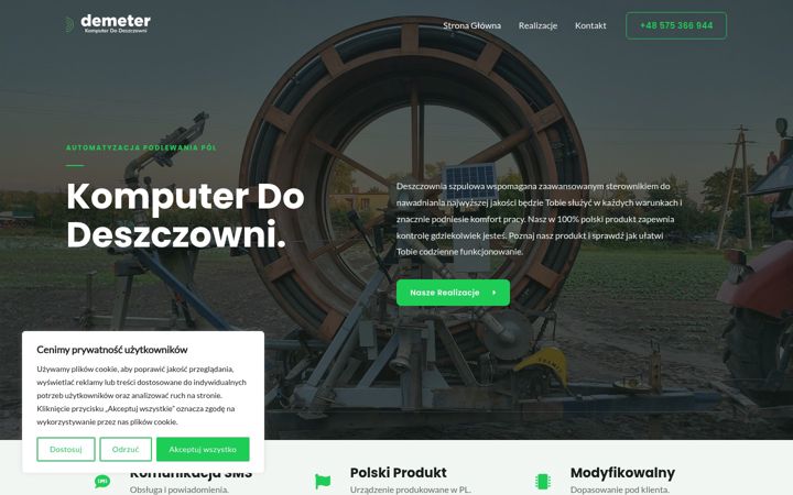 Screenshot of komputerdodeszczowni.pl