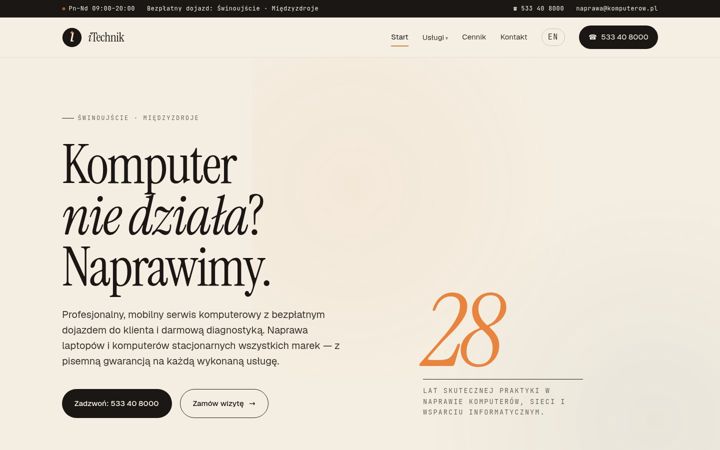 Screenshot of komputerow.co.pl