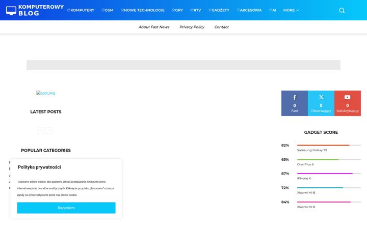 Screenshot of komputerowyblog.pl