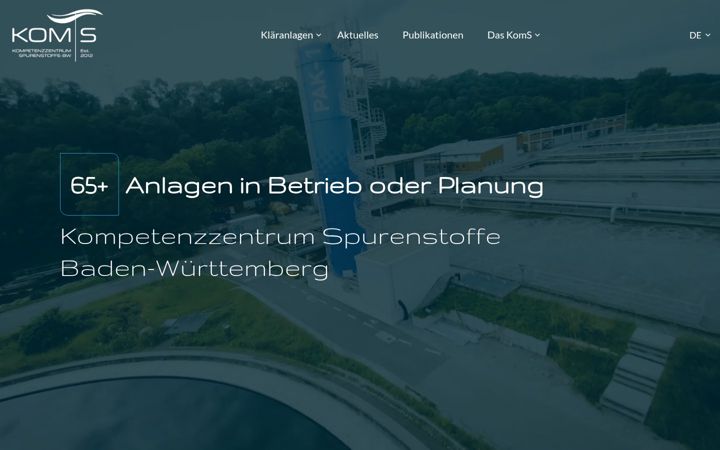 Screenshot of koms-bw.de