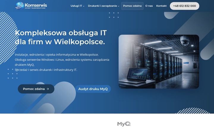 Screenshot of komserwis.com