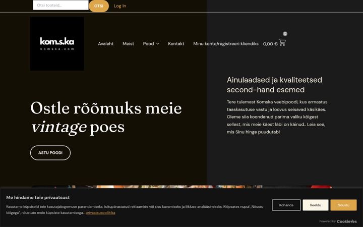 Screenshot of komska.com