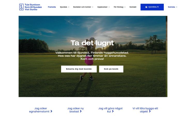 Skjermbilde av komtillsjundea.fi
