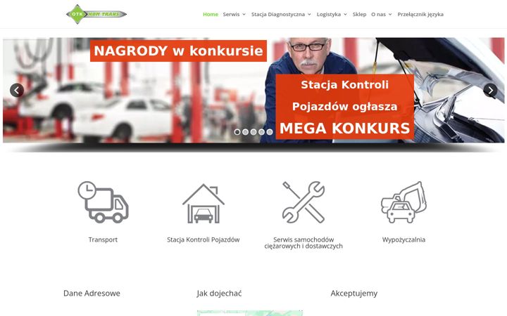 Screenshot of komtrans.eu