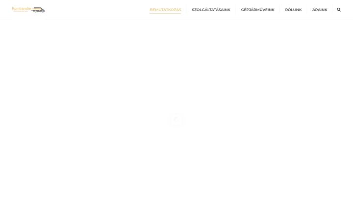 Screenshot of komtransfer.hu