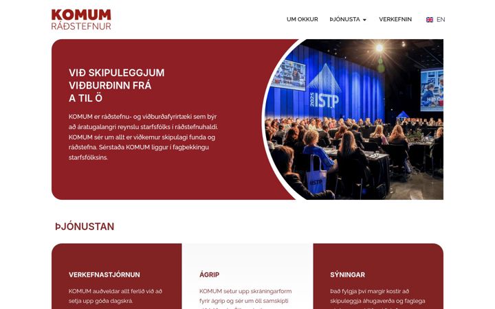 Screenshot of komum.is
