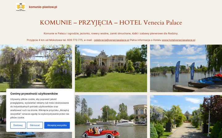 Screenshot of komunie-piastow.pl