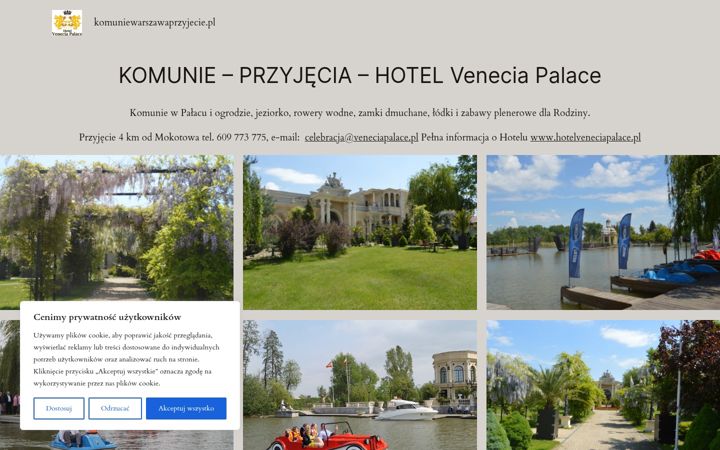 Screenshot of komuniewarszawaprzyjecie.pl
