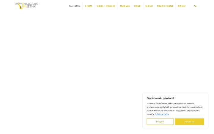 Screenshot of komunikacijski-umjetnik.com
