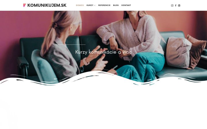 Screenshot of komunikujem.sk