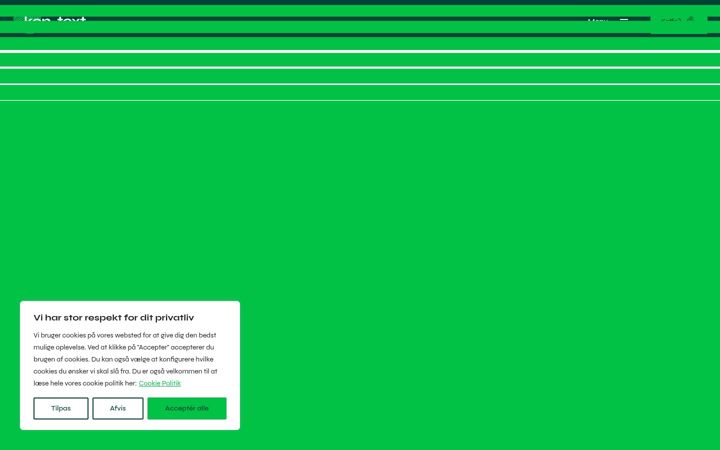 Screenshot of kon-text.dk