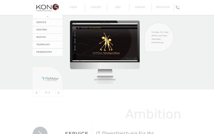 Screenshot of kon5.net