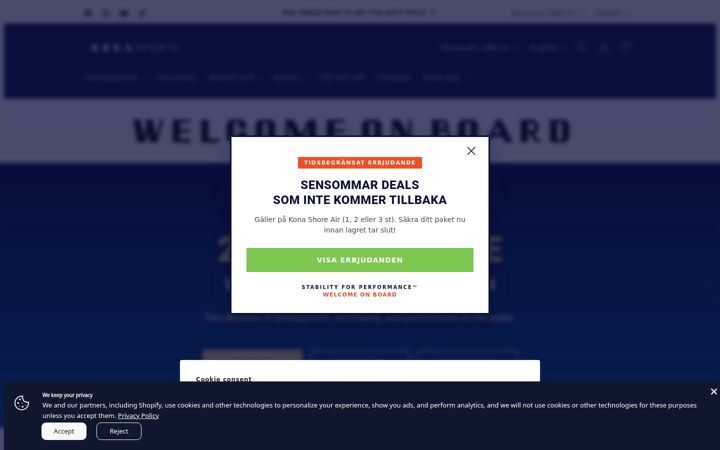 Snímek obrazovky kona-sports.com